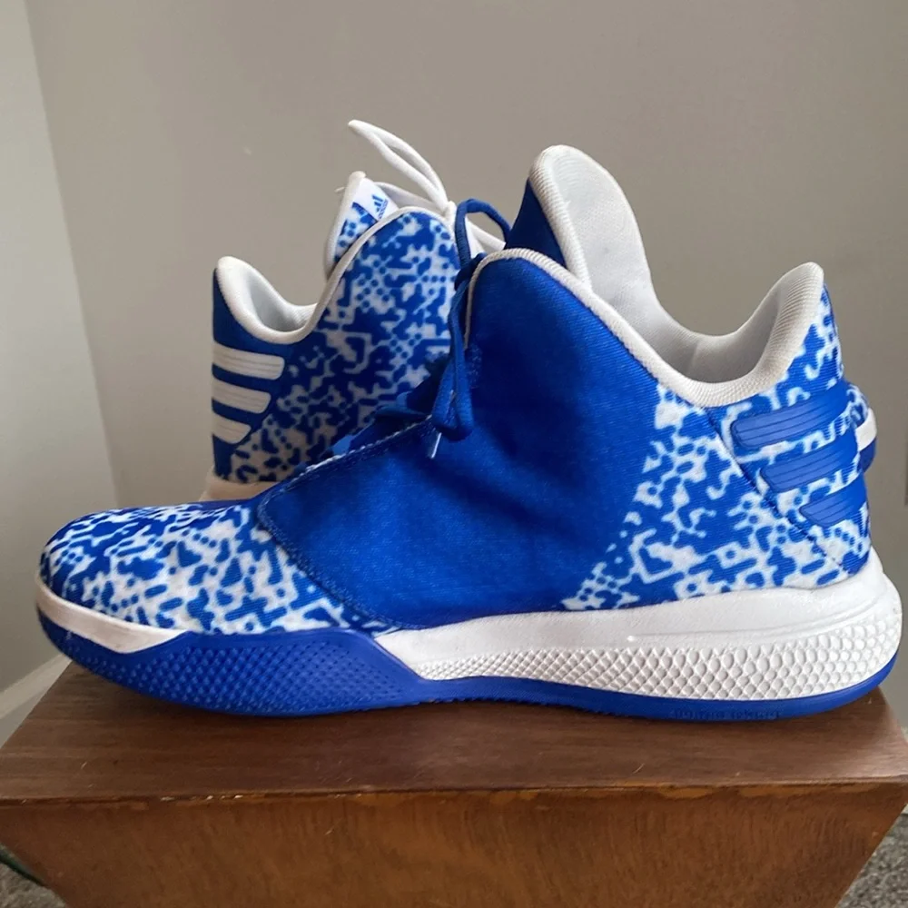 Adidas Light Em Up 2 Blue Basketball Bounce Shoes Sneakers, Men’s 13.5